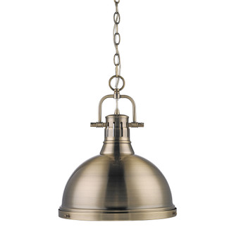 Duncan One Light Pendant (3602-L AB-AB)