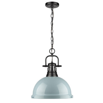 Duncan One Light Pendant (3602-L BLK-SF)