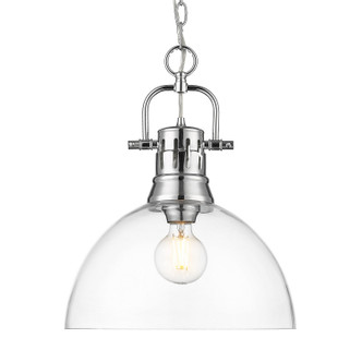 Golden - 3602-L CH-CLR - One Light Pendant - Duncan - Chrome