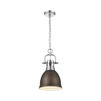 Duncan One Light Pendant (3602-S CH-RBZ)