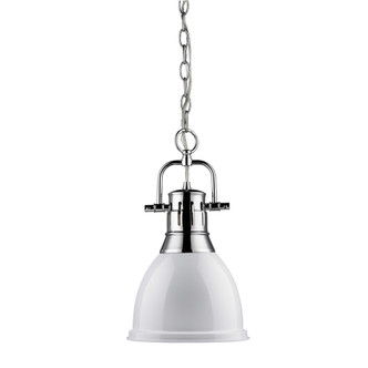 Duncan One Light Pendant (3602-S CH-WH)