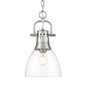 Golden - 3602-S PW-CLR - One Light Pendant - Duncan - Pewter