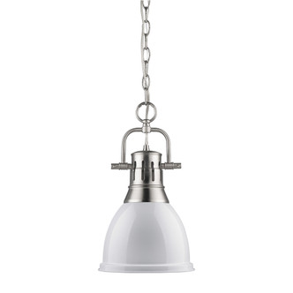 Duncan One Light Pendant (3602-S PW-WH)