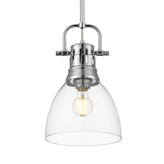 Golden - 3604-S CH-CLR - One Light Pendant - Duncan - Chrome