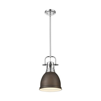 Duncan One Light Pendant (3604-S CH-RBZ)