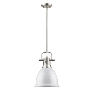 Duncan One Light Pendant (3604-S PW-WH)