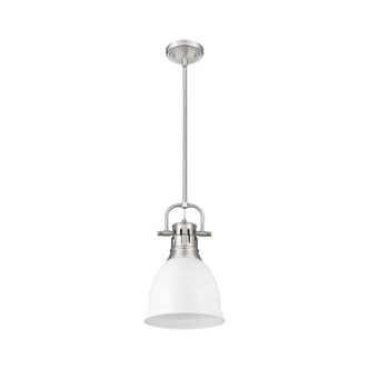 Duncan One Light Pendant (3604-S PW-WHT)