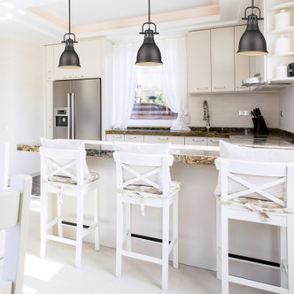 Duncan One Light Pendant (3604-S RBZ-RBZ)