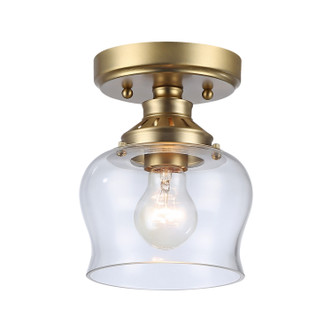 Daphne One Light Semi-Flush Mount (3610-SF BCB-CLR)