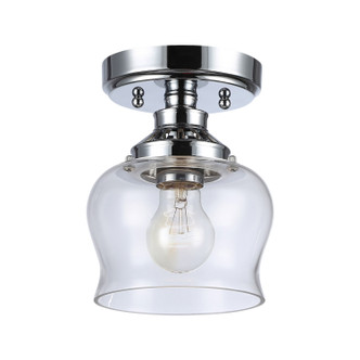 Daphne One Light Semi-Flush Mount (3610-SF CH-CLR)