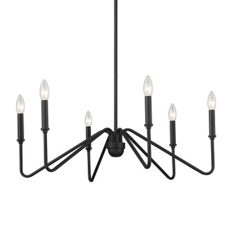 Kennedy Six Light Chandelier (3690-6 NB)