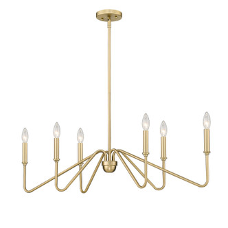 Kennedy Six Light Linear Pendant (3690-LP BCB)