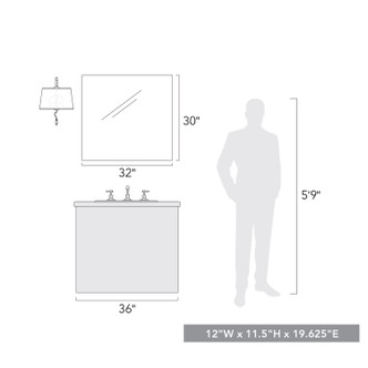 Ryleigh One Light Swing Arm (3694-A1W BCB-NS)
