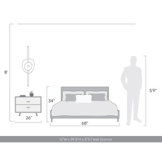 Colorella LED Wall Sconce (3882-39 RG BL-OR)