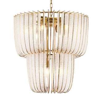 Golden - 4285-9 TG - Nine Light Chandelier - Shahi - Titanium Gold