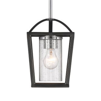 Golden - 4309-M1L BLK-SD - One Light Mini Pendant - Mercer - Matte Black
