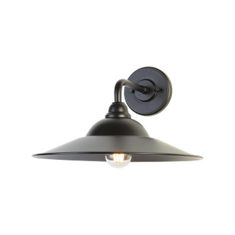 Golden - 5096-OWL15 BLK-BLK - One Light Wall Sconce - Croma - Matte Black