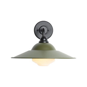 Croma One Light Wall Sconce (5096-OWL15 BLK-MP-WB)