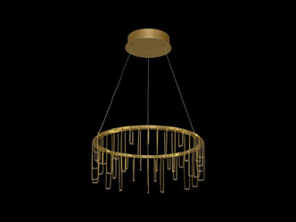 Golden - 5461-18 SSG - LED Chandelier - Lucerna - Stainless Steel Gold