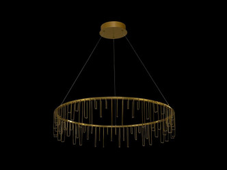 Golden - 5461-39 SSG - LED Chandelier - Lucerna - Stainless Steel Gold
