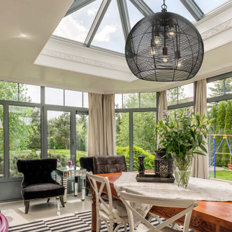 Calypso Five Light Pendant (6802-L BLK)