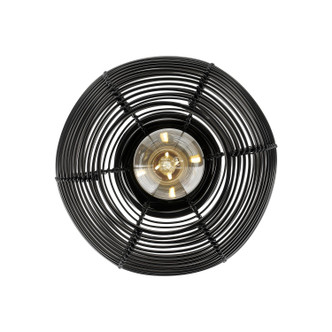 Calypso One Light Semi-Flush Mount (6802-SF BLK)