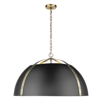 Aldrich Eight Light Pendant (6928-8P AB-BLK)
