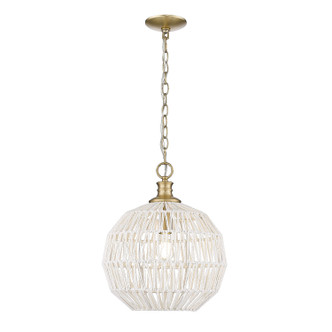 Florence One Light Pendant (6933-M BCB-WR)