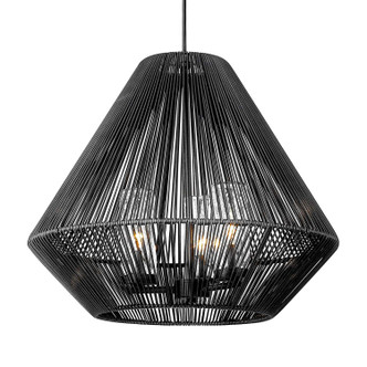 Valentina Three Light Outdoor Pendant (6937-O3P NB-MBW)