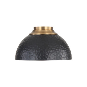 Shepard Three Light Flush Mount (6950-FM MBS-BLK)