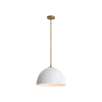 Shepard One Light Pendant (6950-L MBS-WHT)