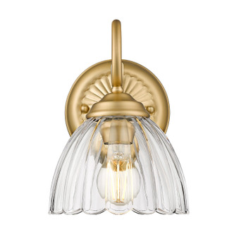 Audra One Light Wall Sconce (6952-1W BCB-CLR)