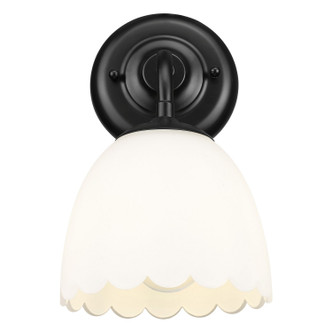 Dorinda One Light Wall Sconce (6954-1W BLK-OP)