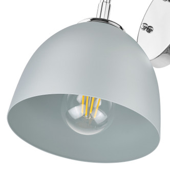 Zoey One Light Wall Sconce (6956-1W CH-MGY)