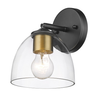Roxie One Light Semi-Flush Mount (6958-SF BLK-BCB-CLR)
