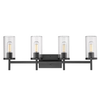 Winslett Four Light Bath Vanity (7011-BA4 BLK-CLR)