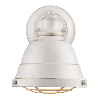 Golden - 7312-BA1 FW - One Light Bath Vanity - Bartlett - French White