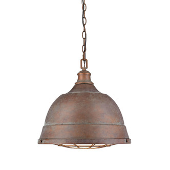 Golden - 7312-L CP - Two Light Pendant - Bartlett - Copper Patina