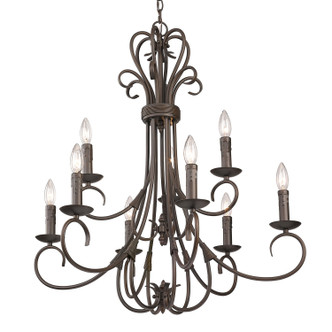 Homestead Nine Light Chandelier (8606-CN9 RBZ)