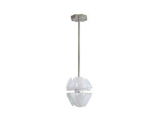 Golden - 9608-2P PN - LED Pendant - Glacier - Polished Nickel