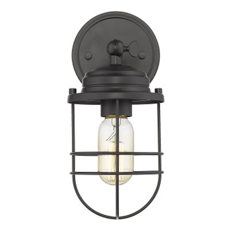 Seaport One Light Wall Sconce (9808-1W BLK)