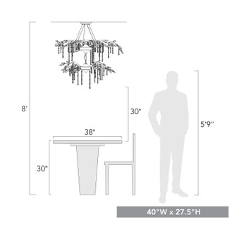 Autumn Twilight 18 Light Chandelier (9903-18 BI)