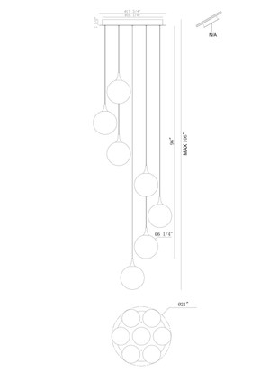 Iissa LED Chandelier (48930-042)