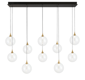 Eurofase - 48932-028 - Ten Light Chandelier - Iissa - Gold