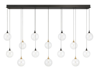 Eurofase - 48940-016 - LED Linear Chandelier - Iissa - Gold-Black Mix