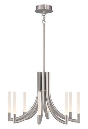 Eurofase - 49010-022 - OLETTE-CHD-8LT-24IN-SN-FR - OLETTE - Nickel