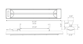 EF30 Series Electric Patio Heater (EF30208B8)