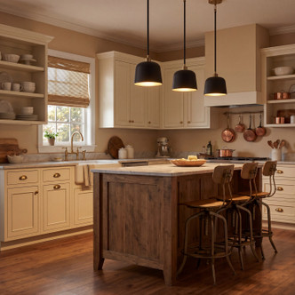 One Light Pendant (M70118MBKNB)
