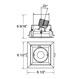 15W Multi LED Recessed Fixture (TE161LED-35-2-02)