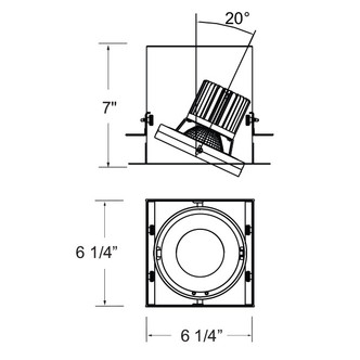 26W Multi LED Recessed Fixture (TE221LED-35-2-01)